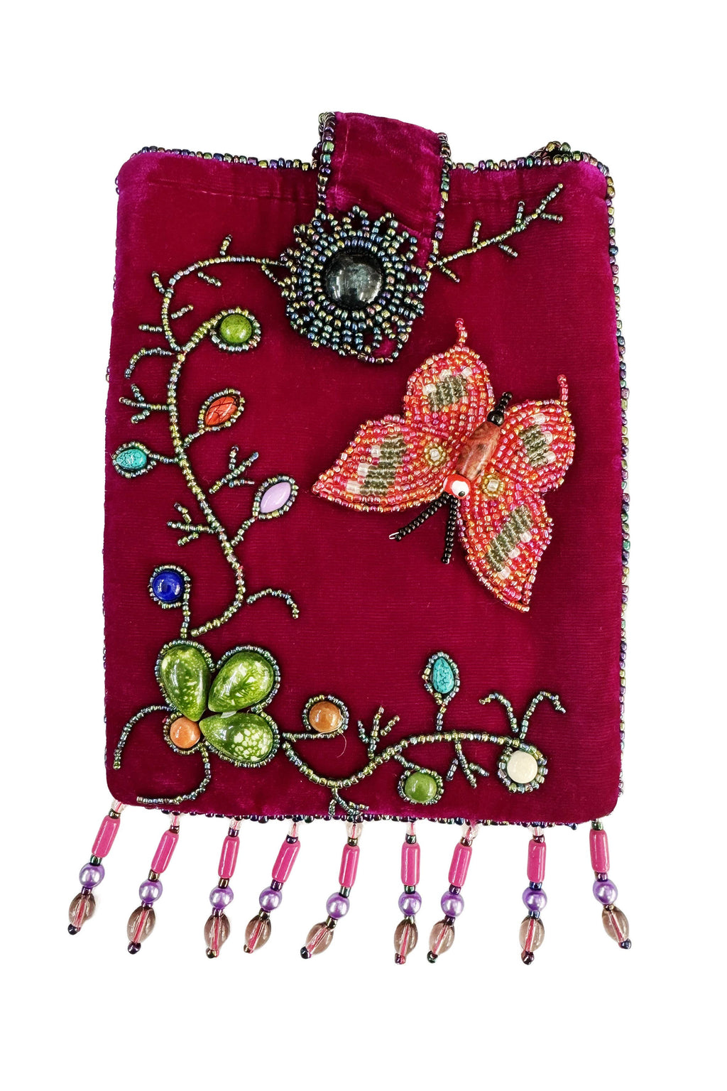 Rectangular Velvet Crossbody VBG15