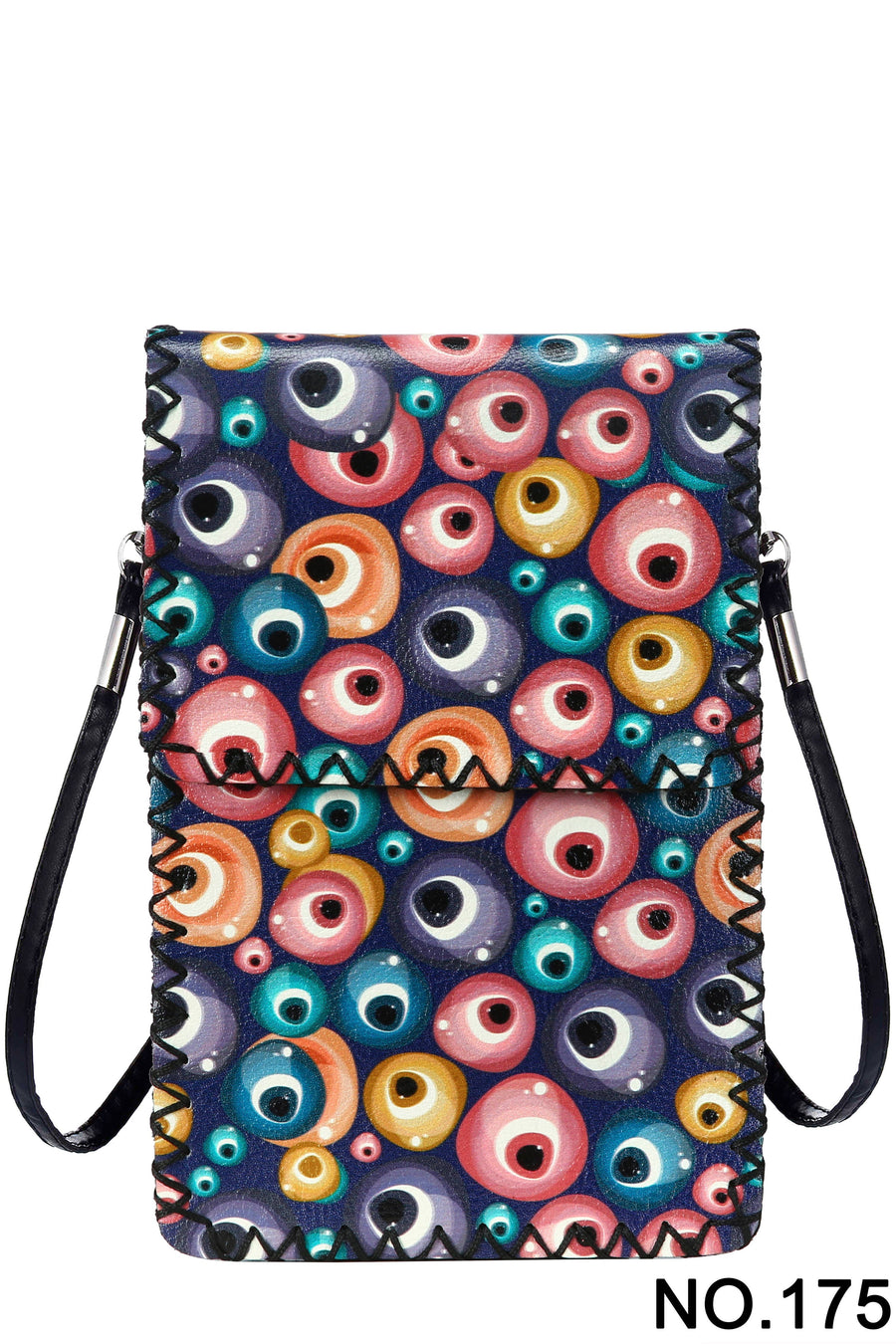 Printed Hand Stitched Crossbody Bag HB0580