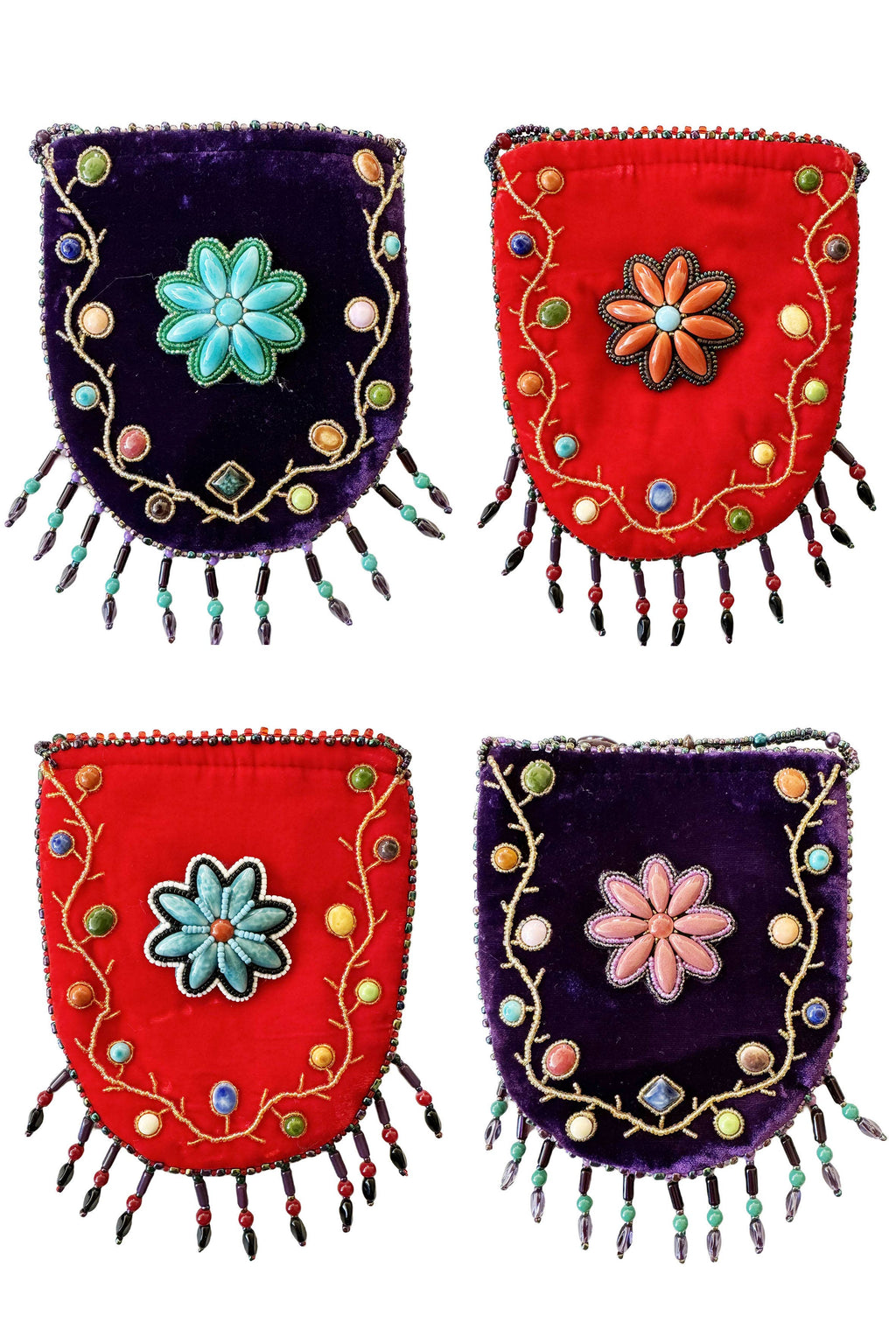 Owl Pattern Velvet Crossbody MUG