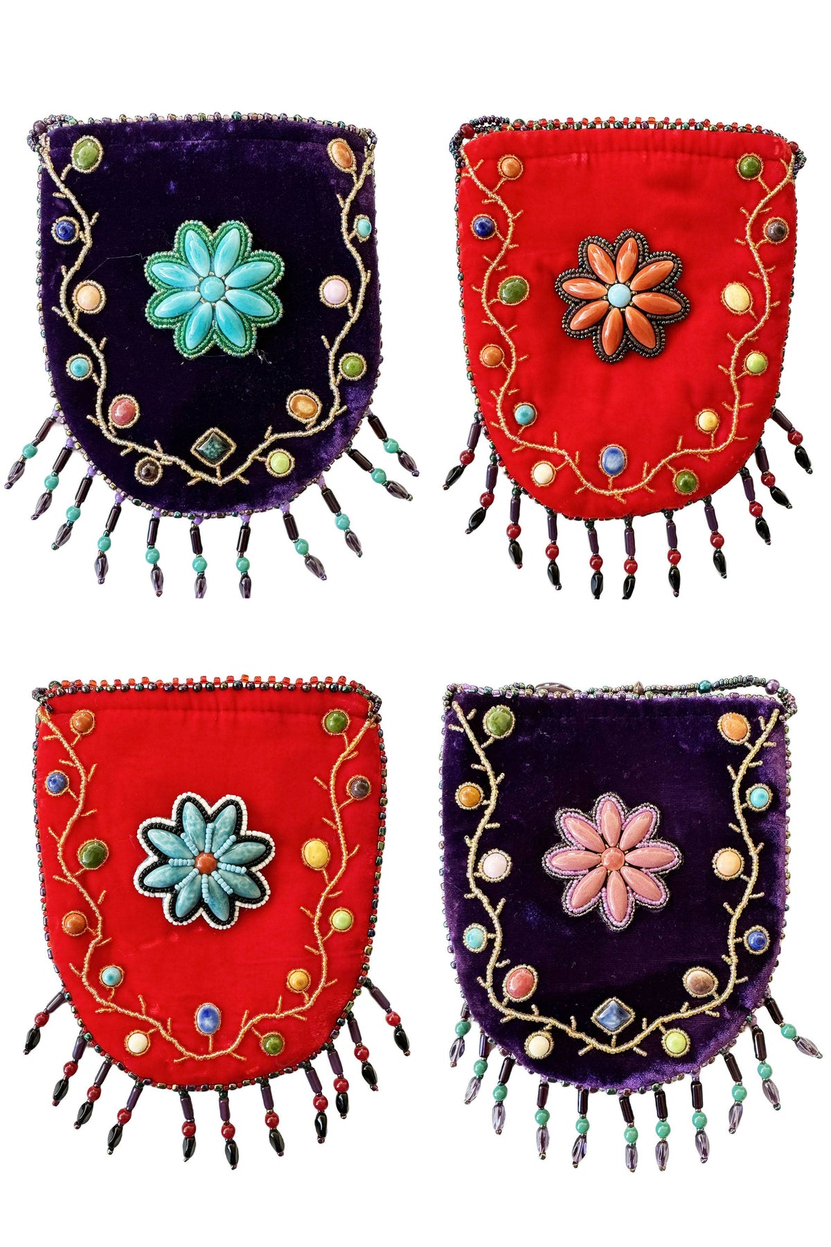 Owl Pattern Velvet Crossbody MUG