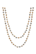 Crystal Beaded Chain Necklace N1163