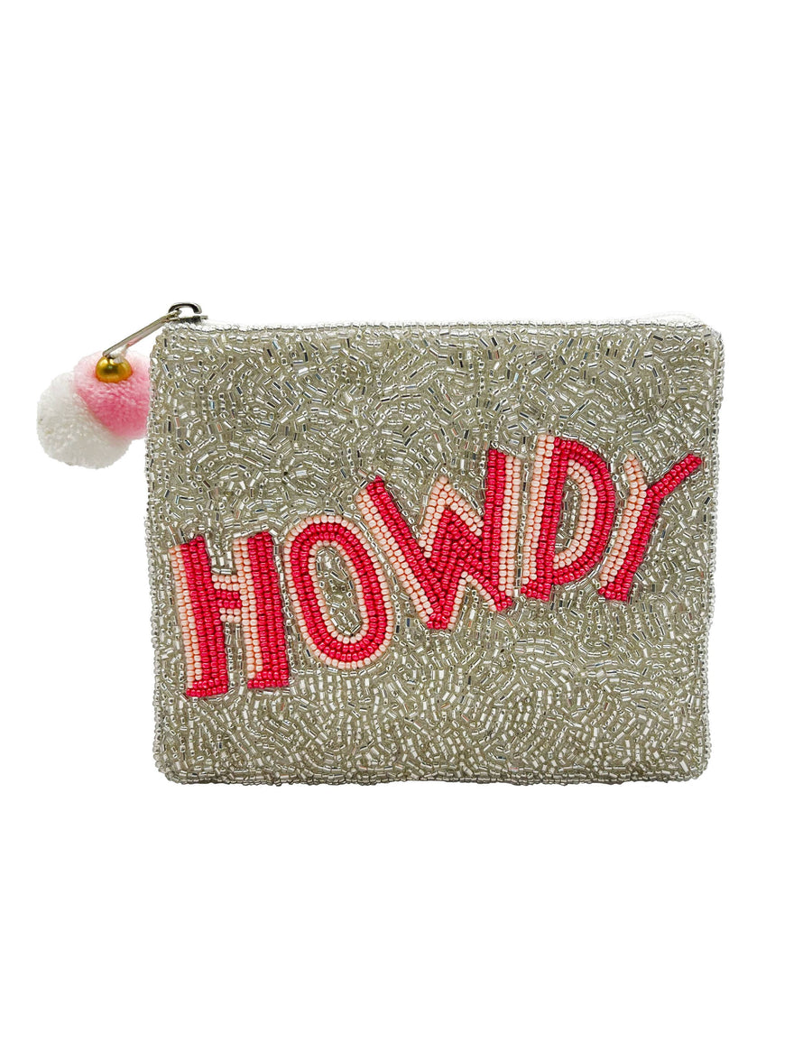 Howdy Beaded Pouch LAC-CP-1160