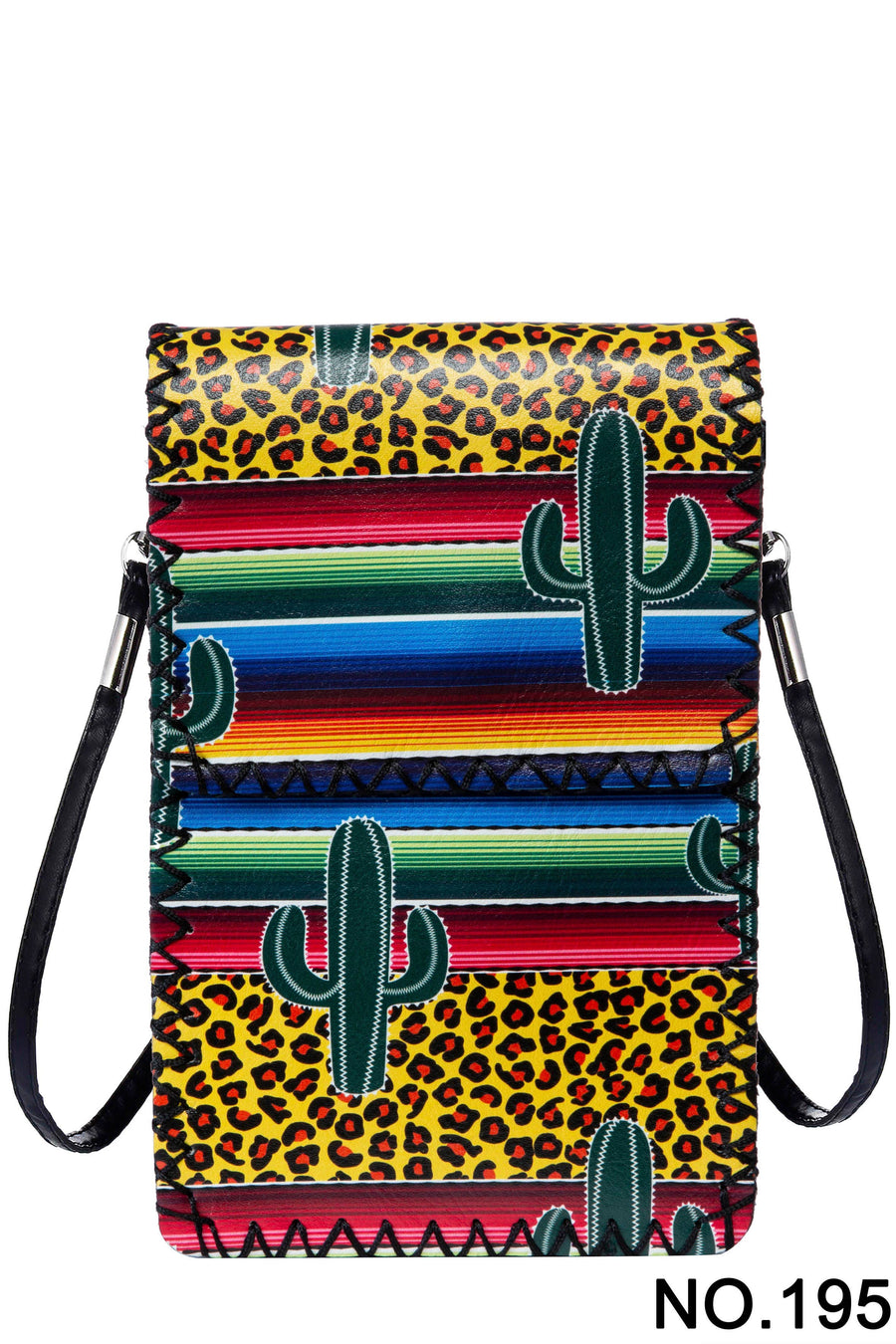 Printed Hand Stitched Crossbody Bag HB0580