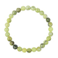 Grass Yellow Jasper Stone Stretch Bracelet B2976-Grass Yellow Jasper - 6MM
