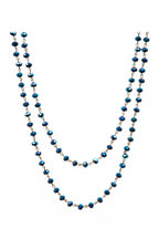 Crystal Beaded Chain Necklace N1163