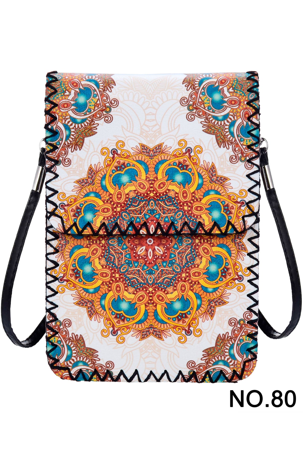 Printed Hand Stitched Crossbody Bag HB0580