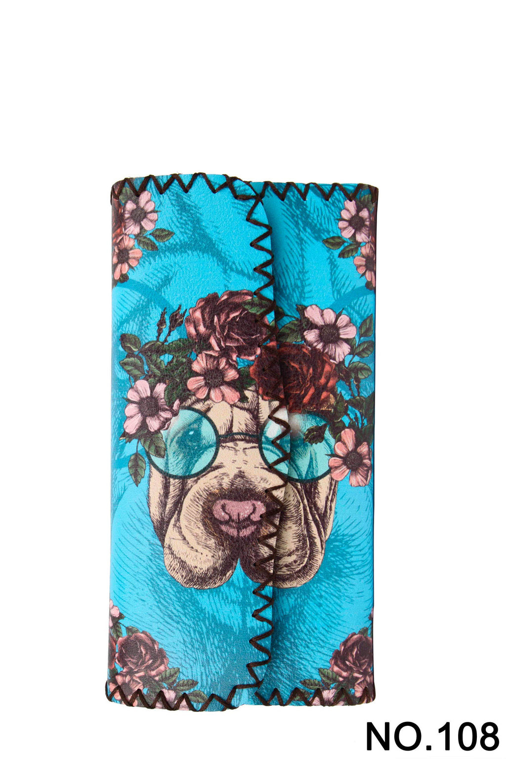 Floral Golden Retriever (No. 108)