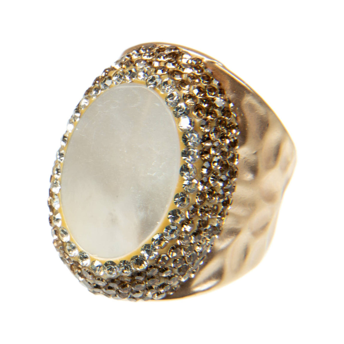 Freshwater Pearl Pavé Cocktail Ring R2545 - view 4