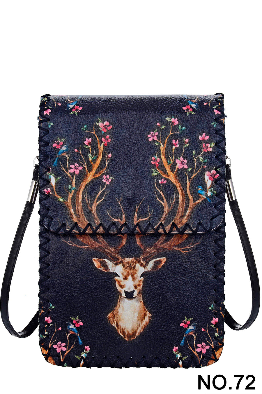 Printed Hand Stitched Crossbody Bag HB0580