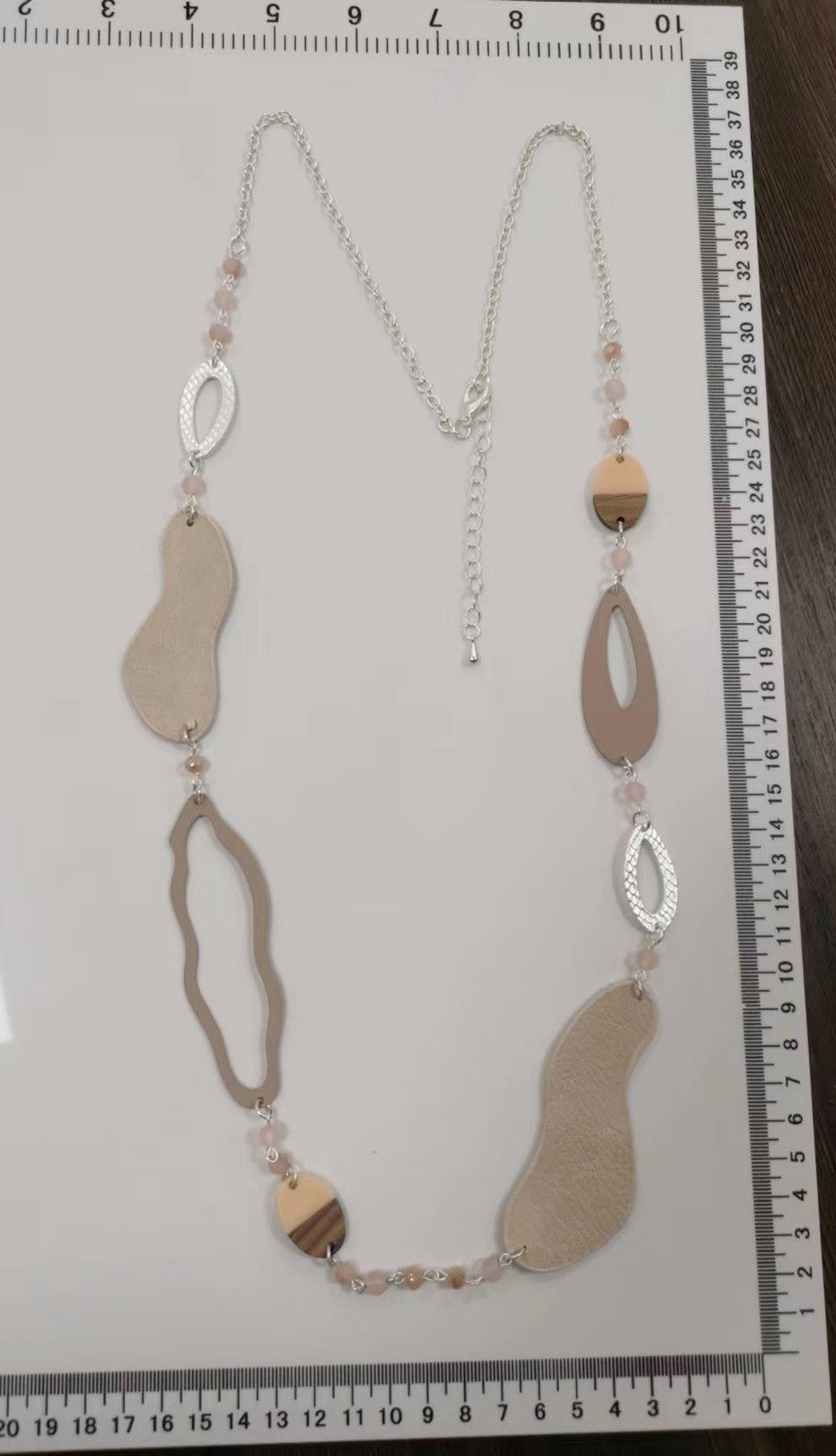 Behemia Geometry Chain Long Necklace N4837