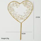 Heart Pearl Birthday Cake Decoration MIS0938