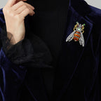 Moth Rhinestone Pin Brooch PA4930 - view 8