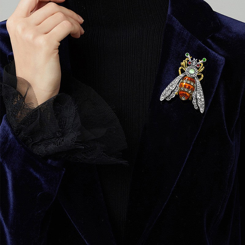 Moth Rhinestone Pin Brooch PA4930 - view 8