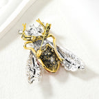 Moth Rhinestone Pin Brooch PA4930 - view 6
