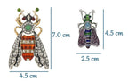 Moth Rhinestone Pin Brooch PA4930 - view 5
