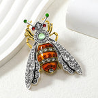 Moth Rhinestone Pin Brooch PA4930 - view 2