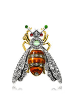 Moth Rhinestone Pin Brooch PA4930