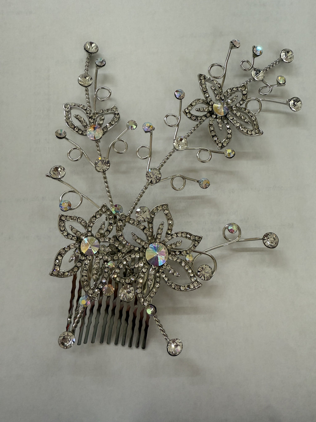 Baroque Rhinestone Hair Comb L0005