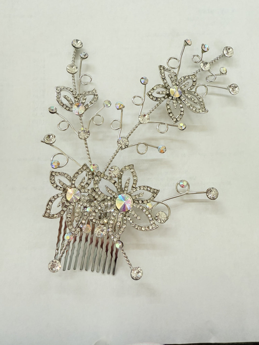 Baroque Rhinestone Hair Comb L0005
