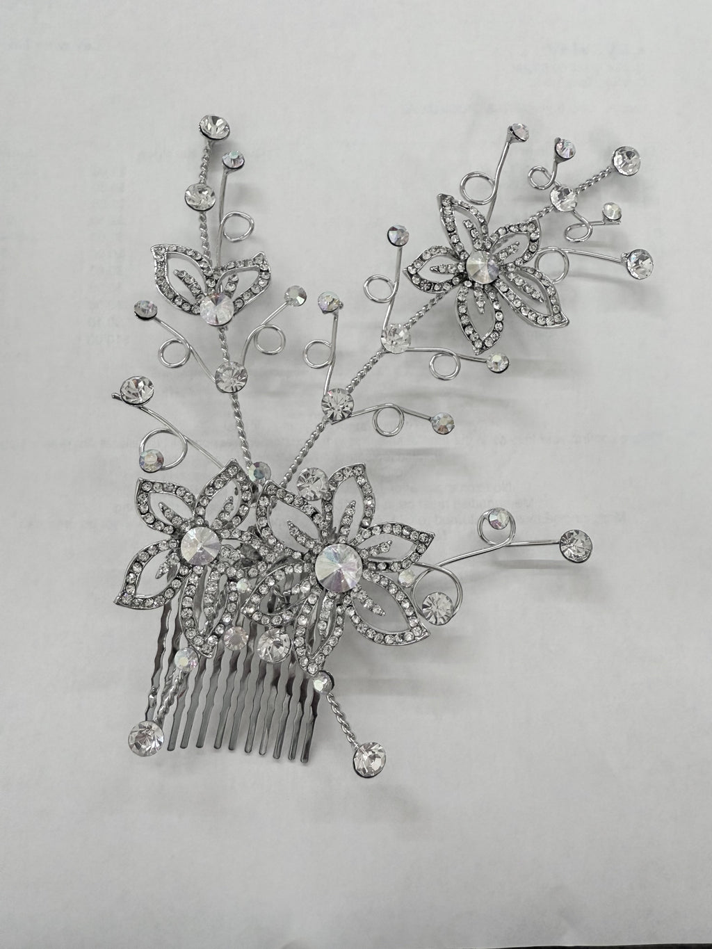 Baroque Rhinestone Hair Comb L0005