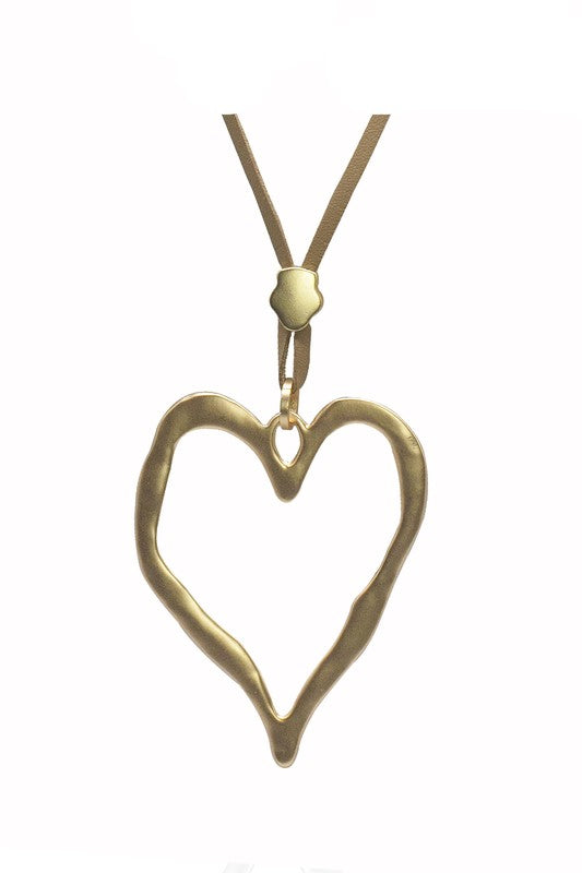 Hollow Heart Shaped Necklace N3271 - view 6