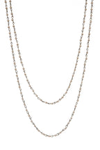 Crystal Beaded Chain Necklace N1163