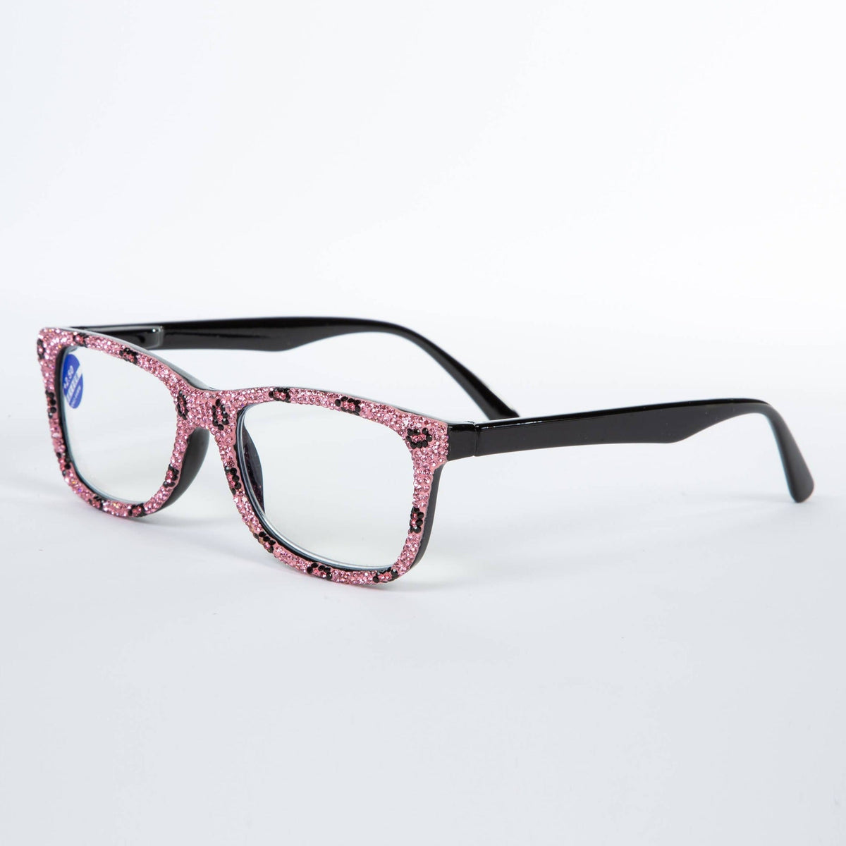 Handmade Rhinestone Rectangle Reader Glasses G0351