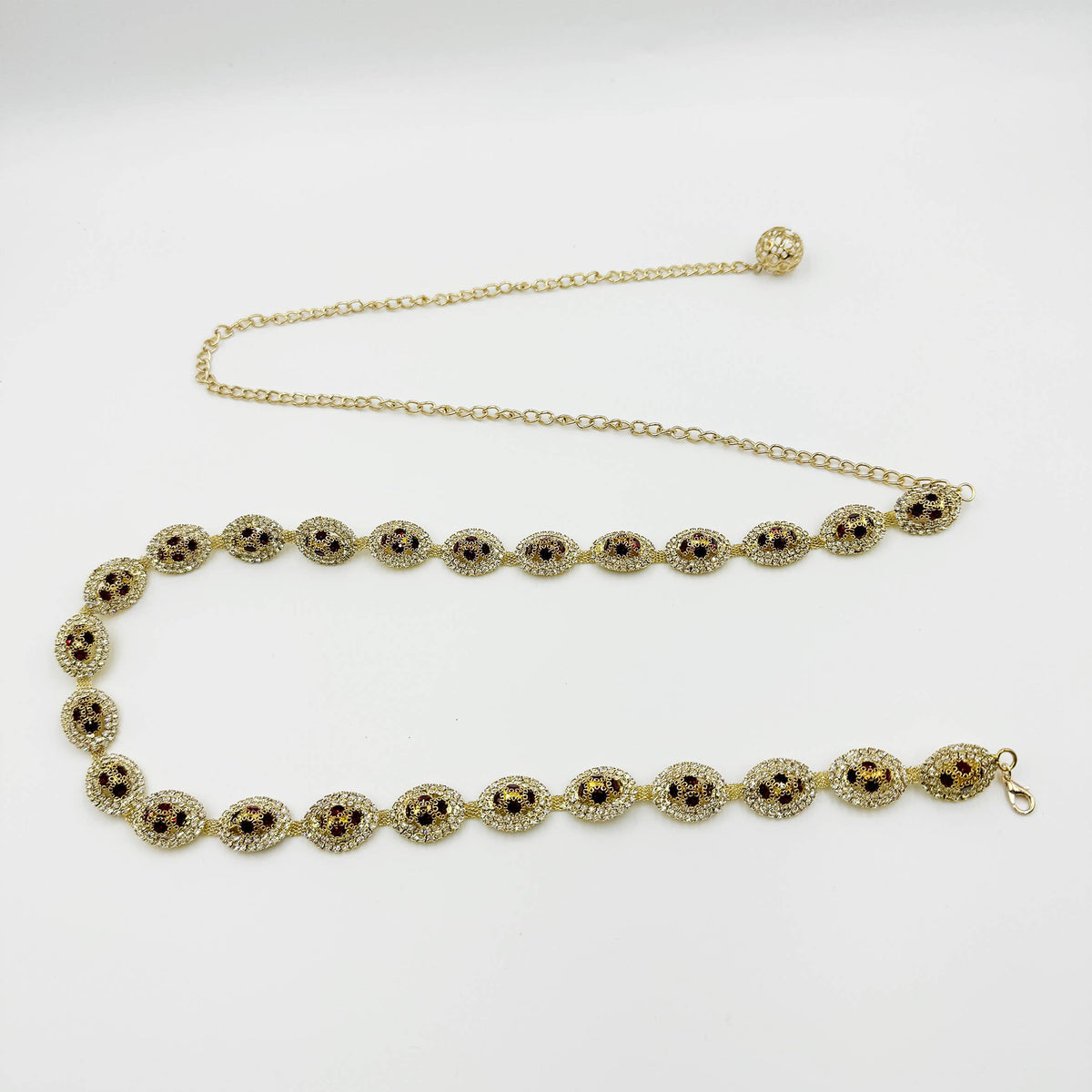 Geometry Rhinestone Waist Chain WA0274 – view 5