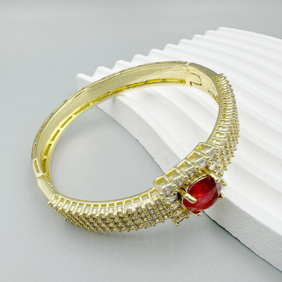 Square Cubic Zirconia Bracelet B4089