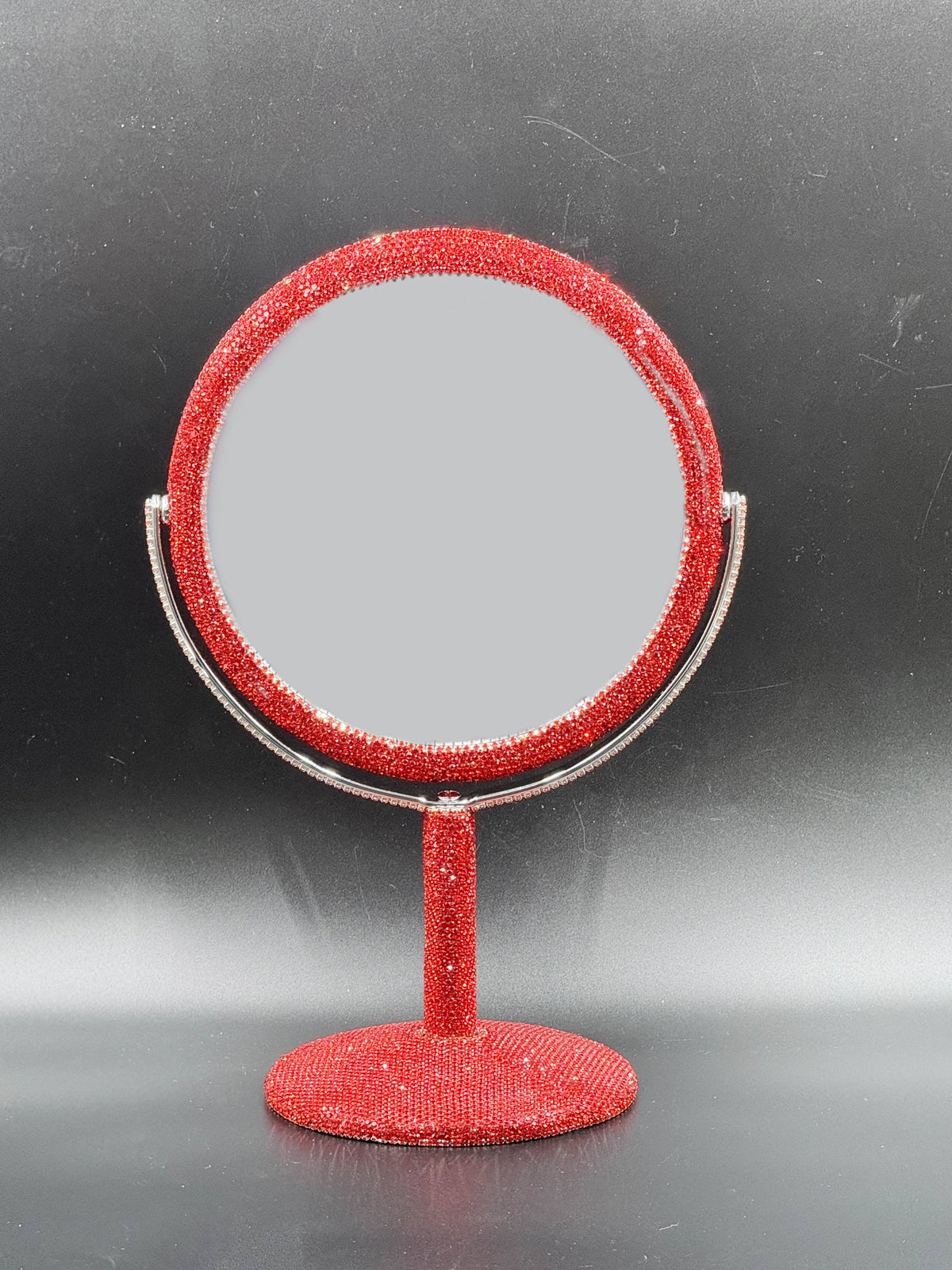 Handmade Rhinestone Desktop Portable Mirror M0445