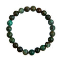 African Turquoise Stone Stretch Bracelet B2076-African Turquoise - 8MM