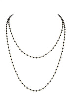 Crystal Beaded Chain Necklace N1163