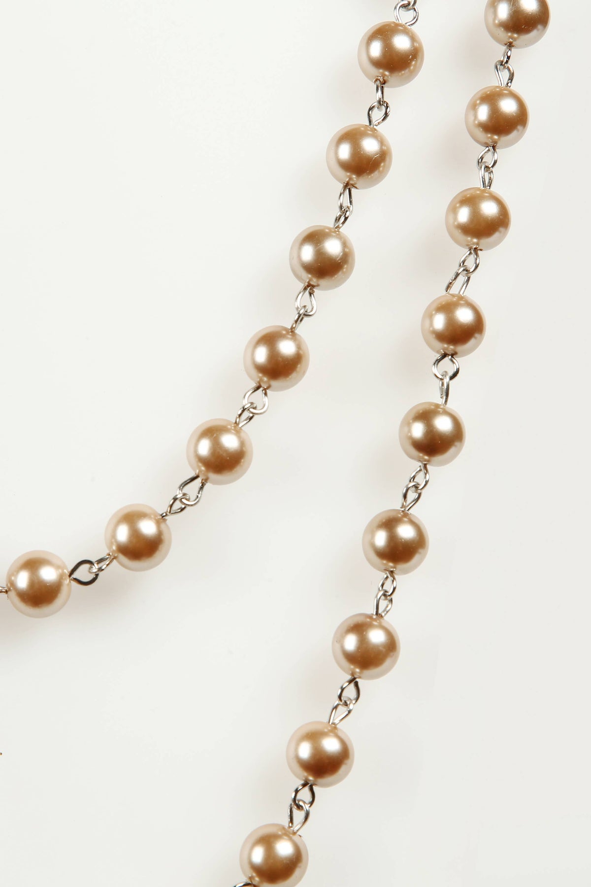 Crystal Beaded Chain Necklace N1163
