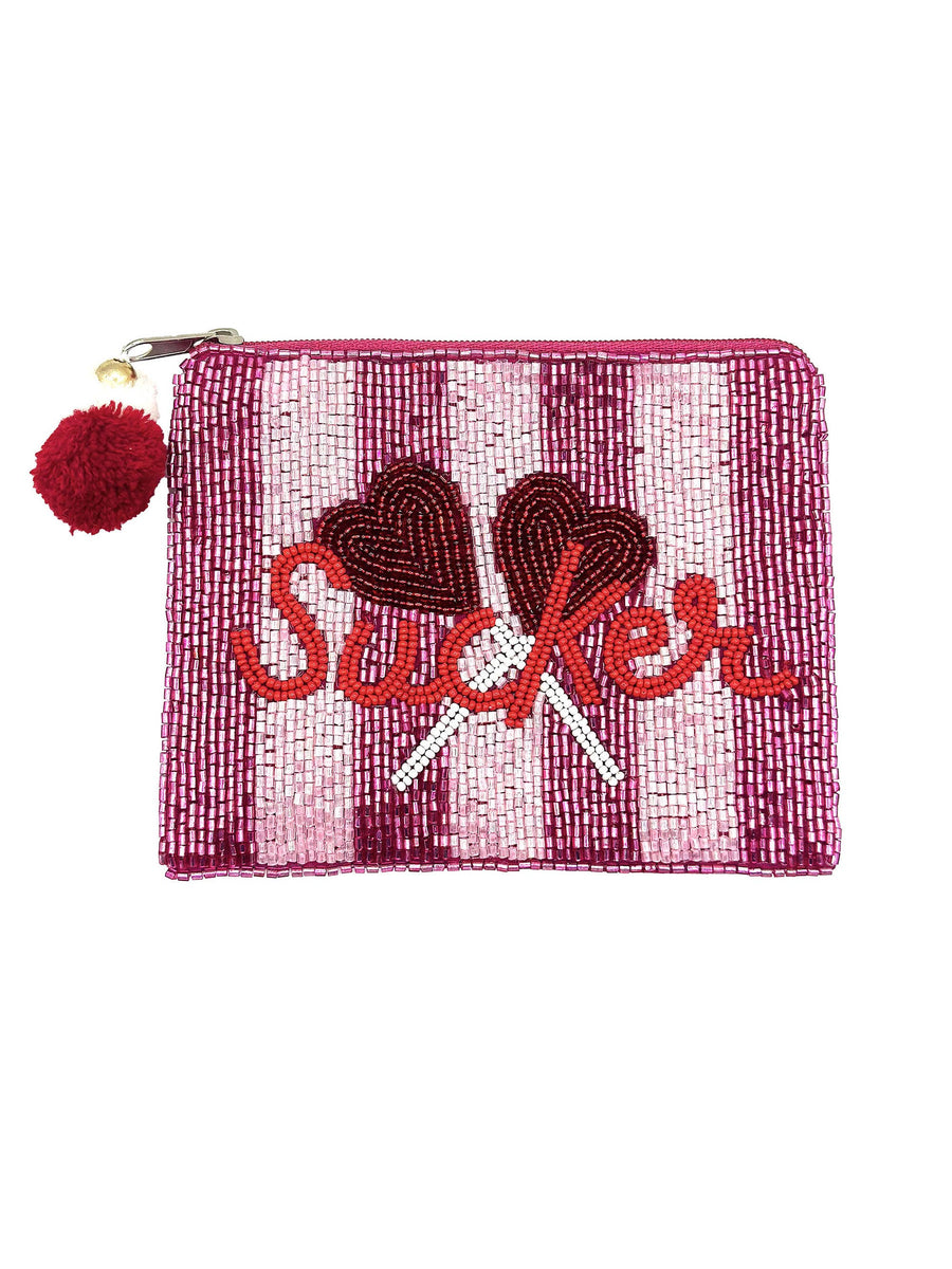 Sucker Beaded Pouch LAC-CP-1337