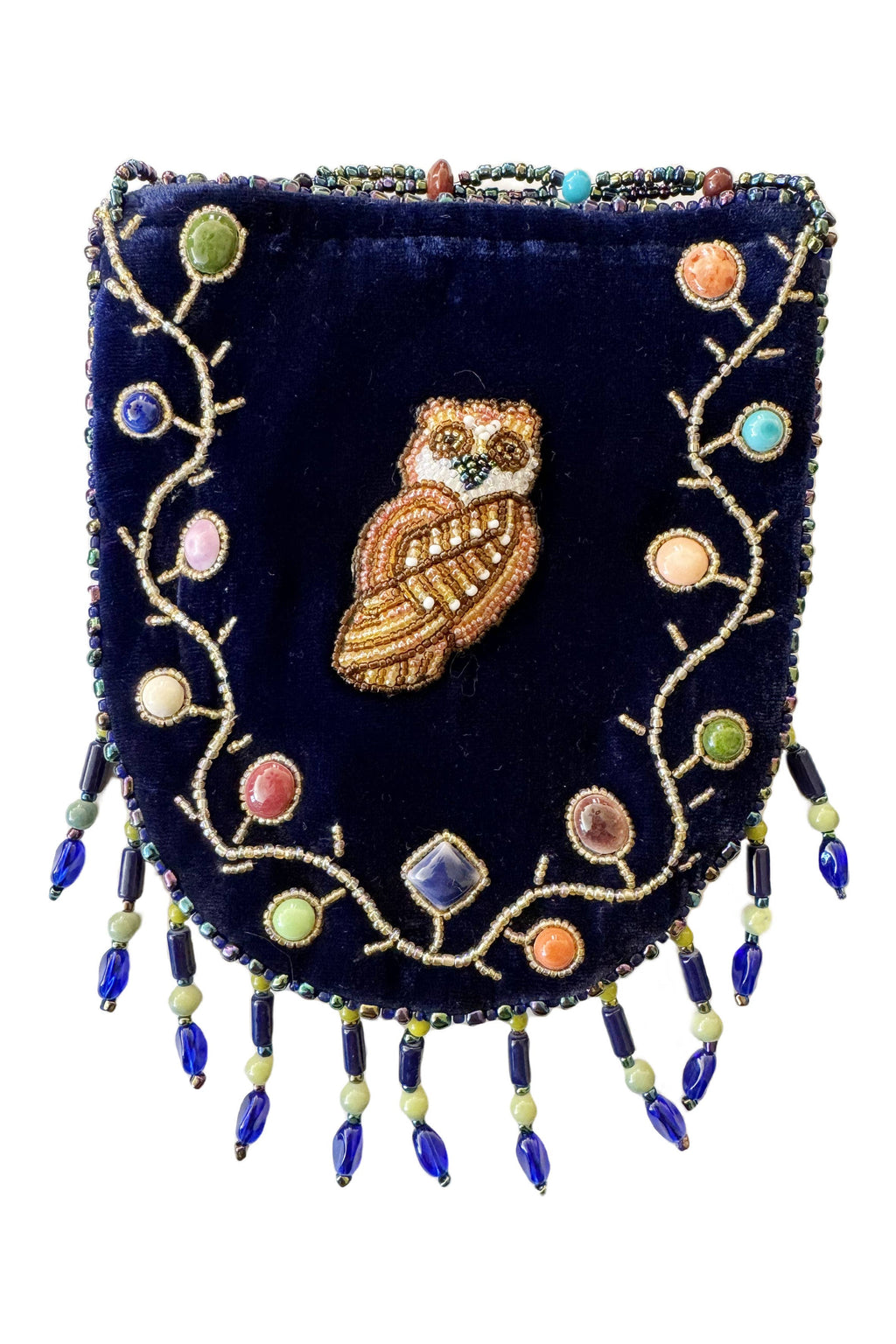 Owl Pattern Velvet Crossbody MUG