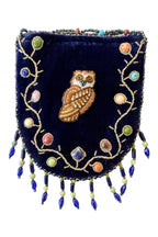 Owl Pattern Velvet Crossbody MUG