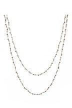Crystal Beaded Chain Necklace N1163