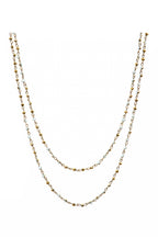 Crystal Beaded Chain Necklace N1163