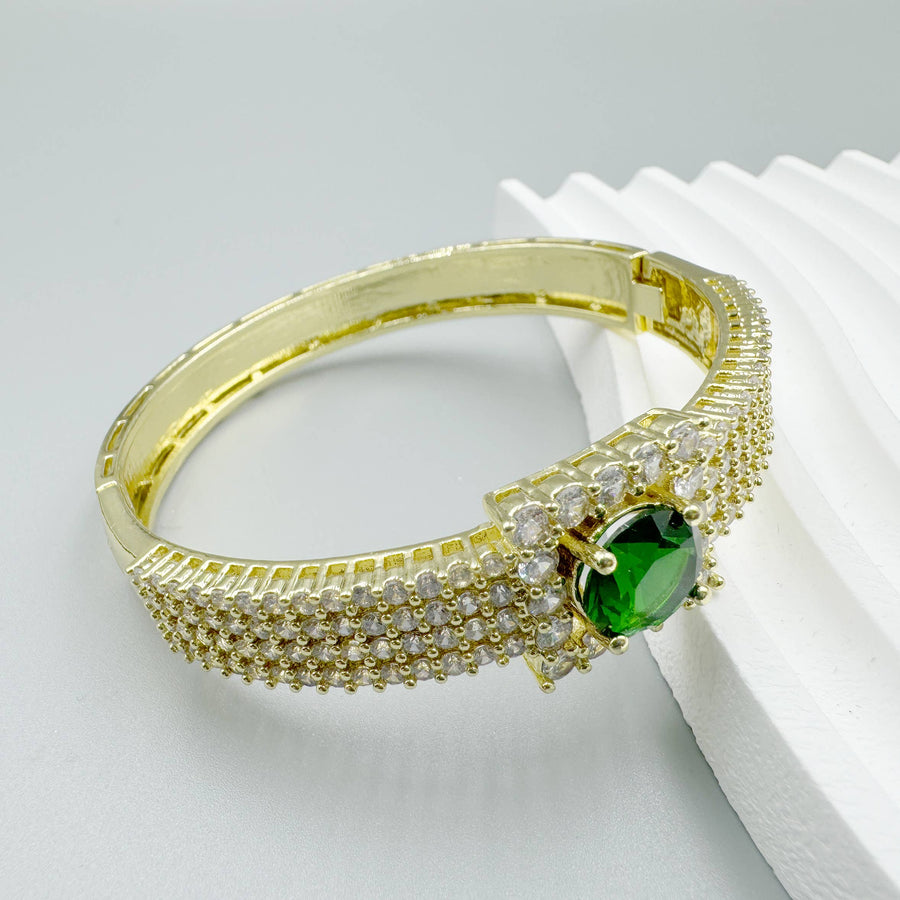 Square Cubic Zirconia Bracelet B4089