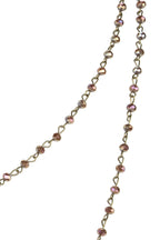 Crystal Beaded Chain Necklace N1163