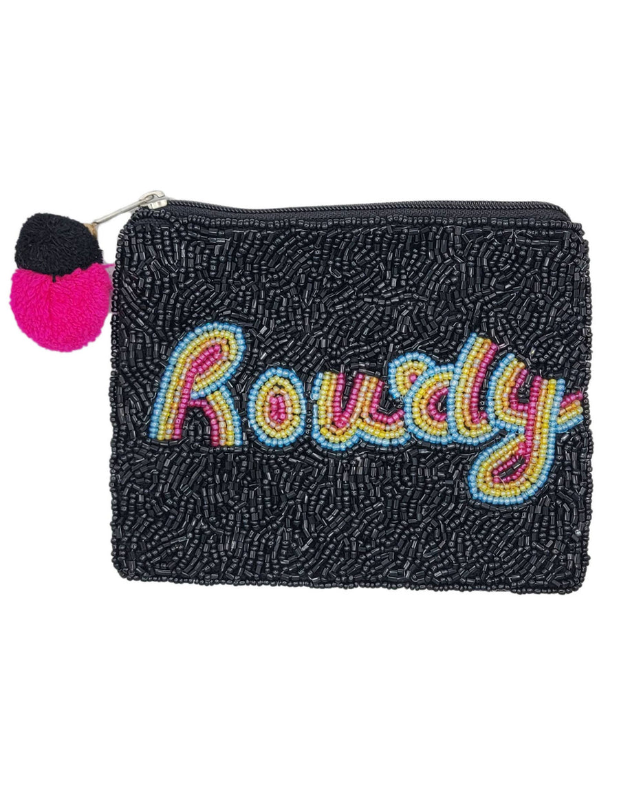 Rowdy Beaded  Pouch LAC-CP-1175
