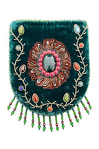 Skull Pattern Velvet Crossbody LUG
