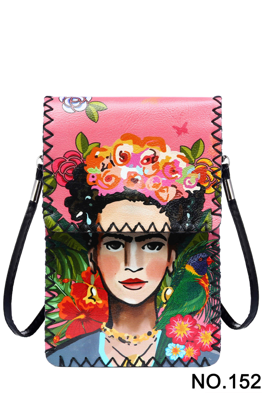 Printed Hand Stitched Crossbody Bag HB0580