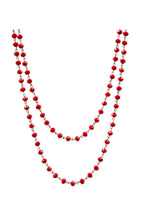 Crystal Beaded Chain Necklace N1163