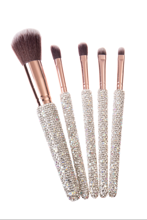 5-Piece Ceramic Rhinestone Makeup Brush Set CR0019 - view 4