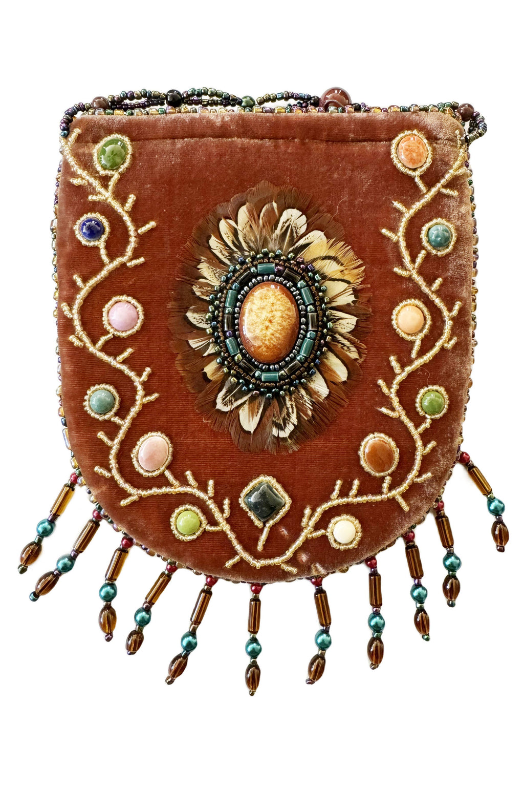 Owl Pattern Velvet Crossbody MUG
