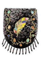 Skull Pattern Velvet Crossbody LUG