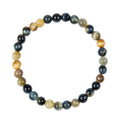 Colored Dream Tiger Eye Stone Stretch Bracelet B2975-Colored Dream Tiger Eye - 6MM