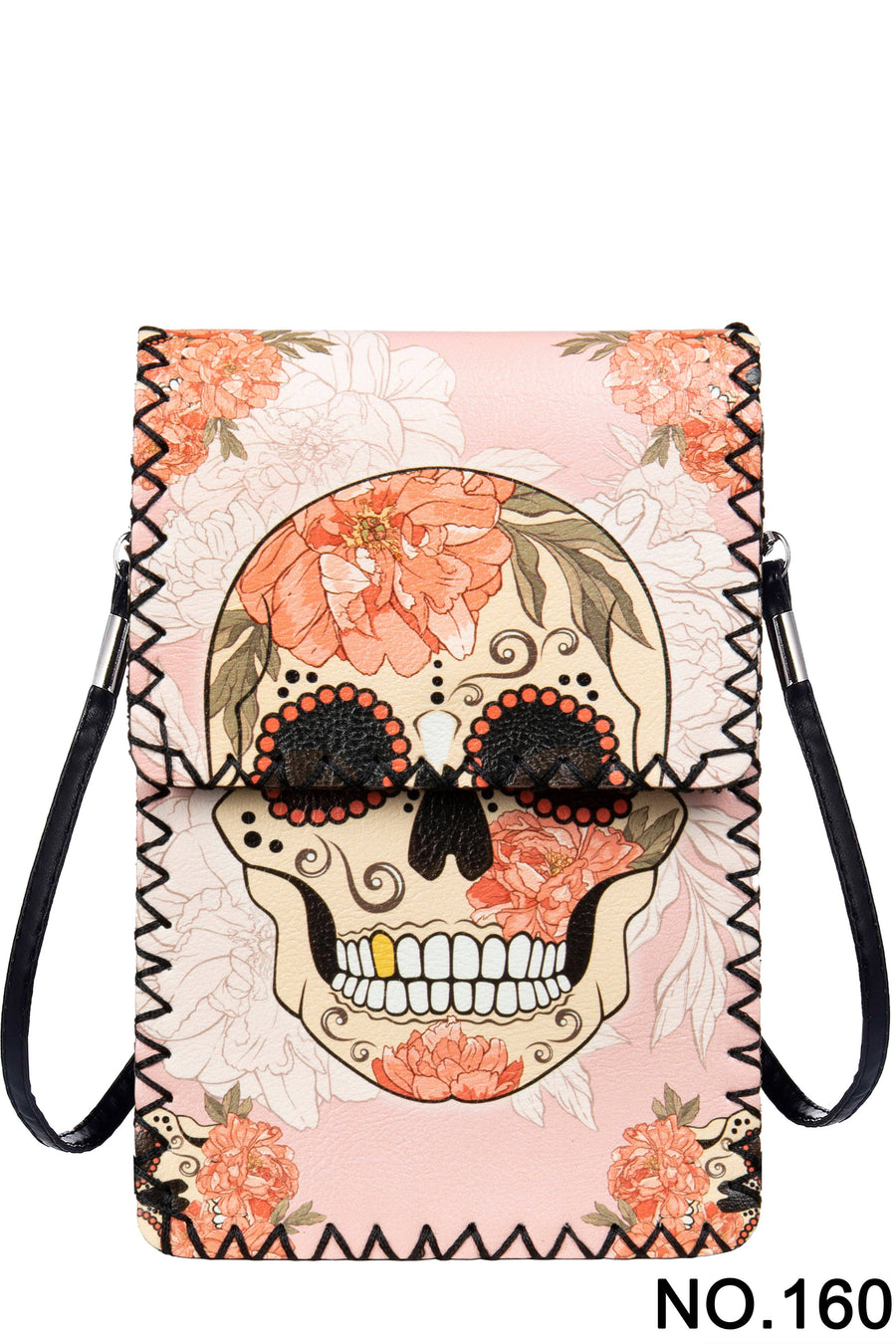 Printed Hand Stitched Crossbody Bag HB0580