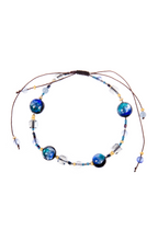 Lantern Glass Braided Bracelet B4238